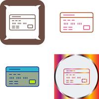 Debit Card Icon Design vector