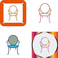 Ancient Chair Icon Design vector