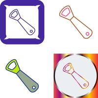 Bottle Opener Icon Design vector