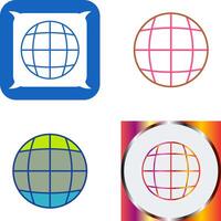 Globe Icon Design vector