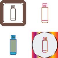 USB Drive Icon Design vector