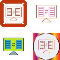 File Sharing Icon Design vector