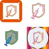 Vaccination Icon Design vector