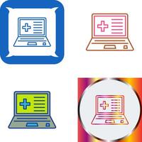 Laptop Icon Design vector