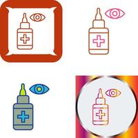 Eye Drop Icon Design vector