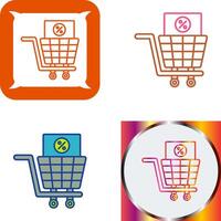 Shopping Tax Icon Design vector