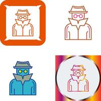 Spy Icon Design vector