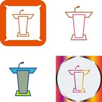 Podium Icon Design vector