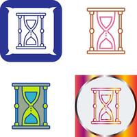 diseño de icono de reloj de arena vector