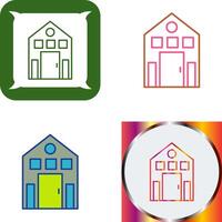 Building Icon Design vector