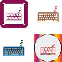 diseño de icono de teclado vector