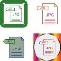 jpg icono diseño vector