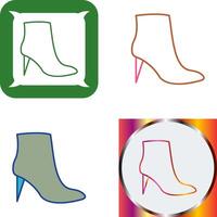 Stilletos Icon Design vector