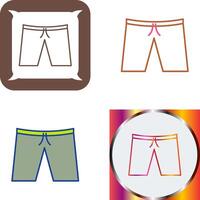 diseño de icono de pantalones cortos vector