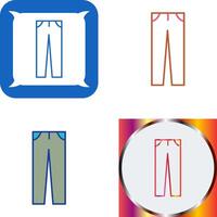 diseño de icono de pantalones vector