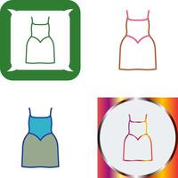 Party Dress Icon Design vector