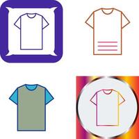 Plain T Shirt Icon Design vector