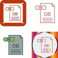 DB Icon Design vector