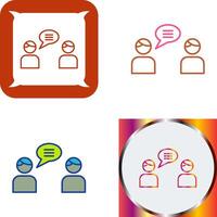 Chatting Icon Design vector