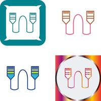 Internet Cable Icon Design vector