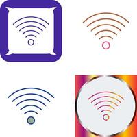 Signal on User Icon Design vector