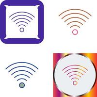 Signal on User Icon Design vector