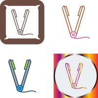 Straightener Icon Design vector