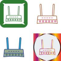 Router Icon Design vector