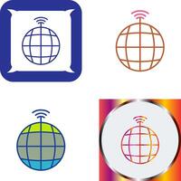 Global Signals Icon Design vector