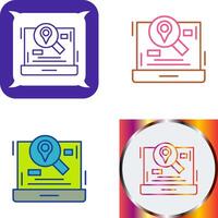 Find Location Icon Design vector