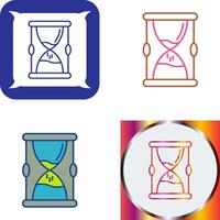 diseño de icono de reloj de arena vector