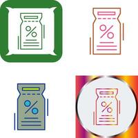 Discount Voucher Icon Design vector