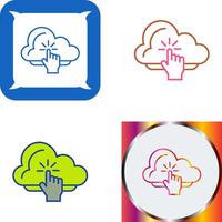 Cloud Computing Icon Design vector