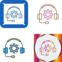 Customer Support Icon Design vector