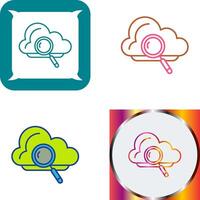 Magnifying Glass Icon Design vector