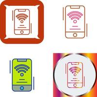 Wifi Signal Icon Design vector