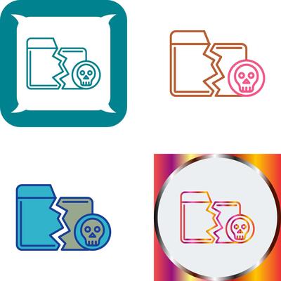 Infected Files Icon Design