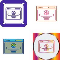 Web Page Icon Design vector