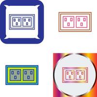 Socket Icon Design vector