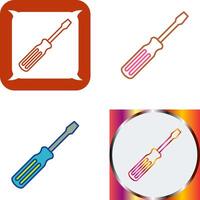 Screw driver Icon Design vector