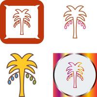 Coconut trees Icon Design vector