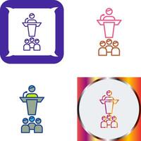 Seminar Icon Design vector