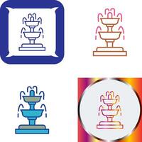 Fountain Icon Design vector