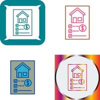 List Icon Design vector