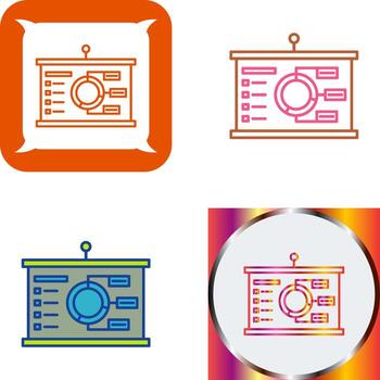Presentation Icon Design vector