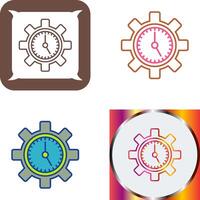 diseño de icono de gestión del tiempo vector