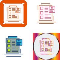 Order List Icon Design vector
