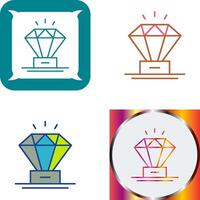 diseño de icono de diamante vector