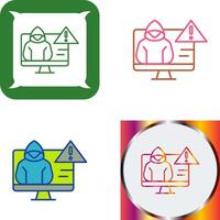 Threat Icon Design vector