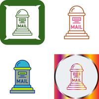 Mail Box Icon Design vector